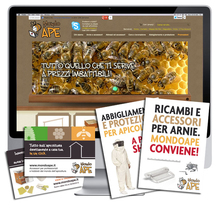mondoape.it è l'e-commerce specializzato nella vendita online di attrezzatura per apicoltori